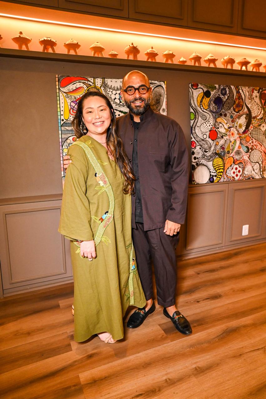 Hannetie Sato e Michel Alcoforado