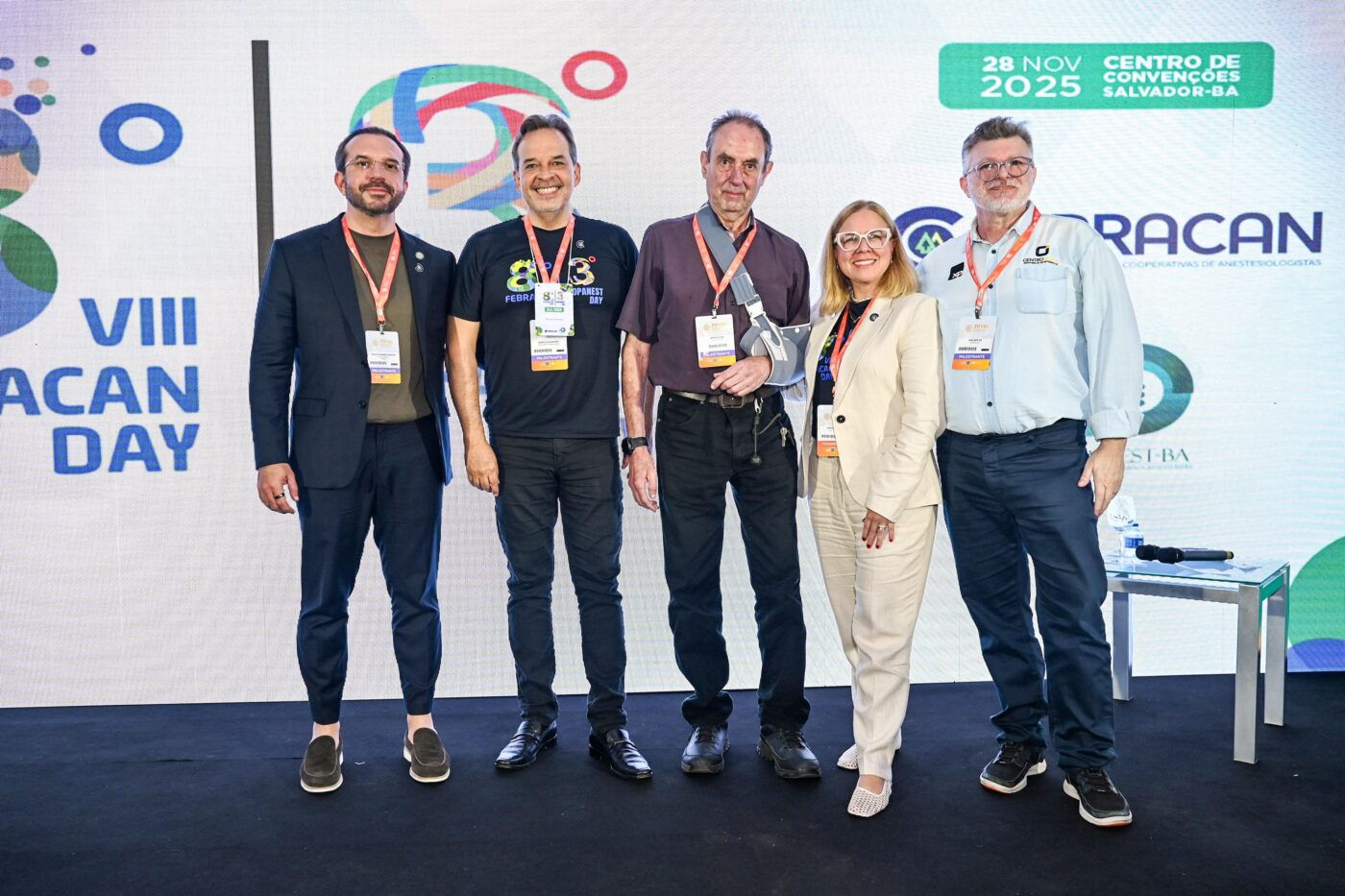 Hugo Dantas, Rômulo Pinheiro, Amyr Klink, Andrea Moraes e Wagner Sá