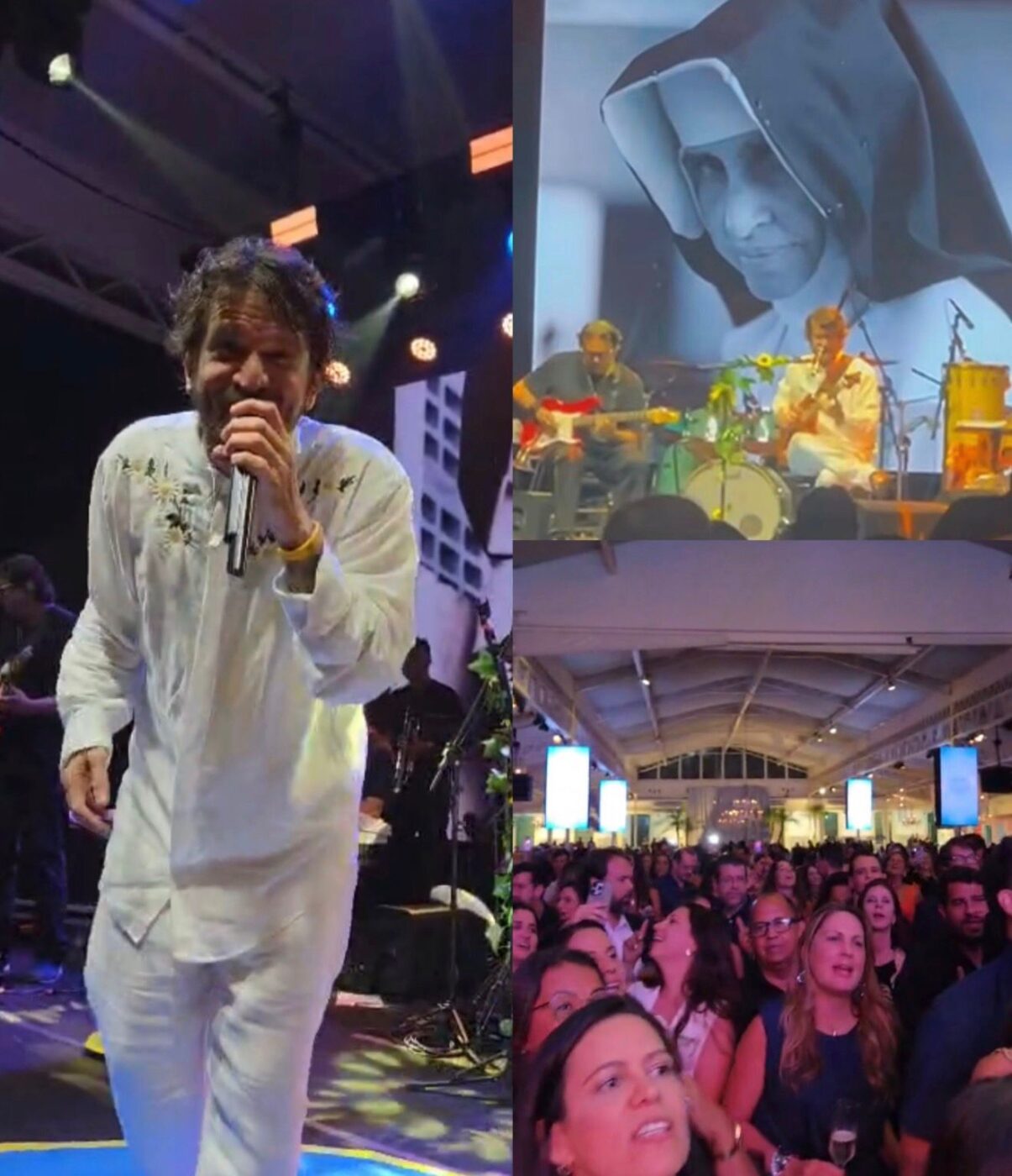 Saulo canta no Viva Dulce e ajuda a arrecadar fundos para a Osid em Salvador; veja vídeo