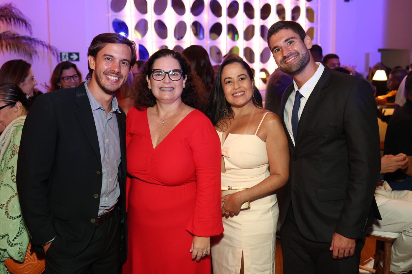 Bernardo Romano, Carolina Brasileiro, Gabriela Barreto e Lucas Carvalho