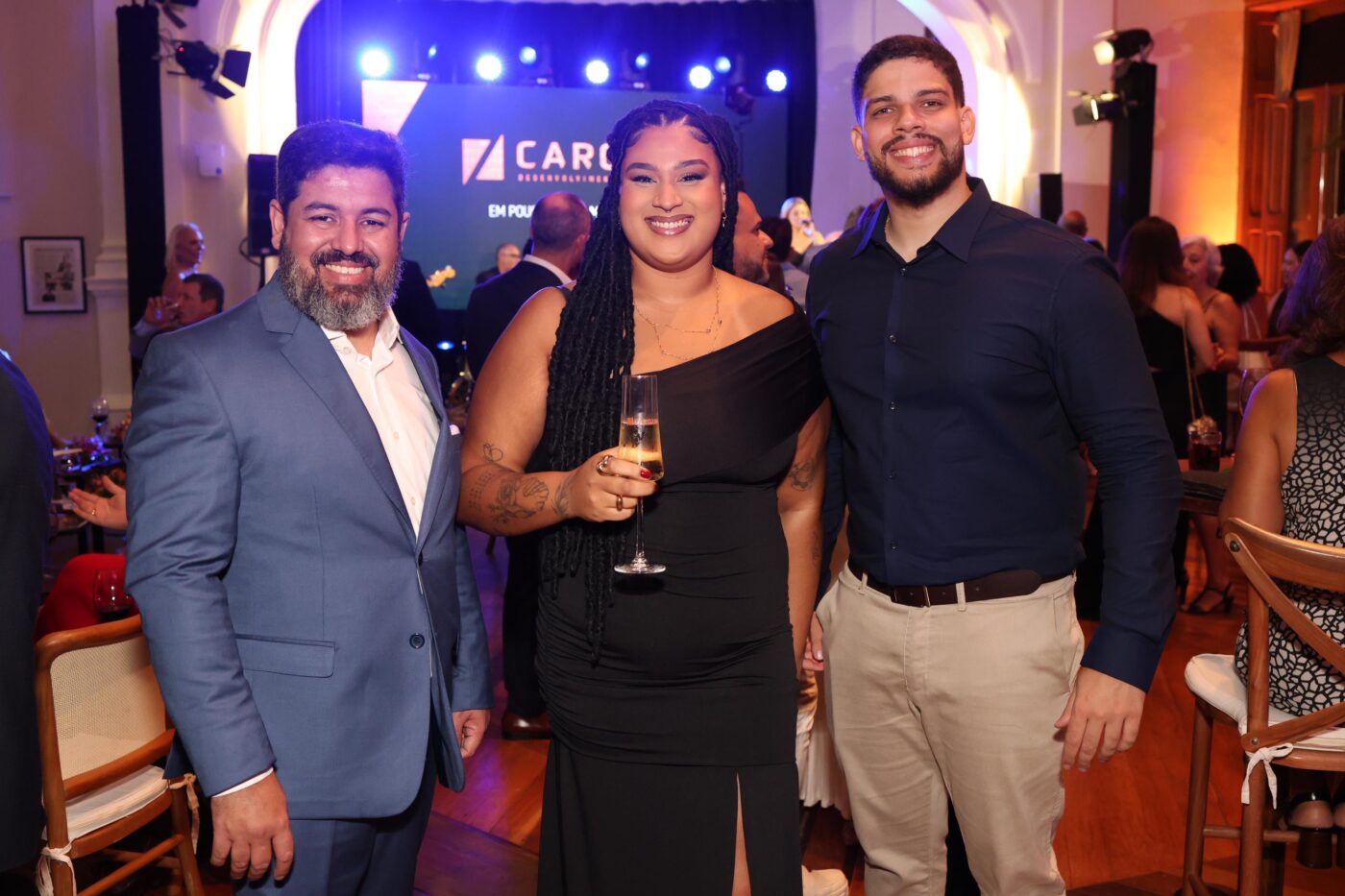 Eduardo Bittencourt, Clara Ferreira e João Pedro