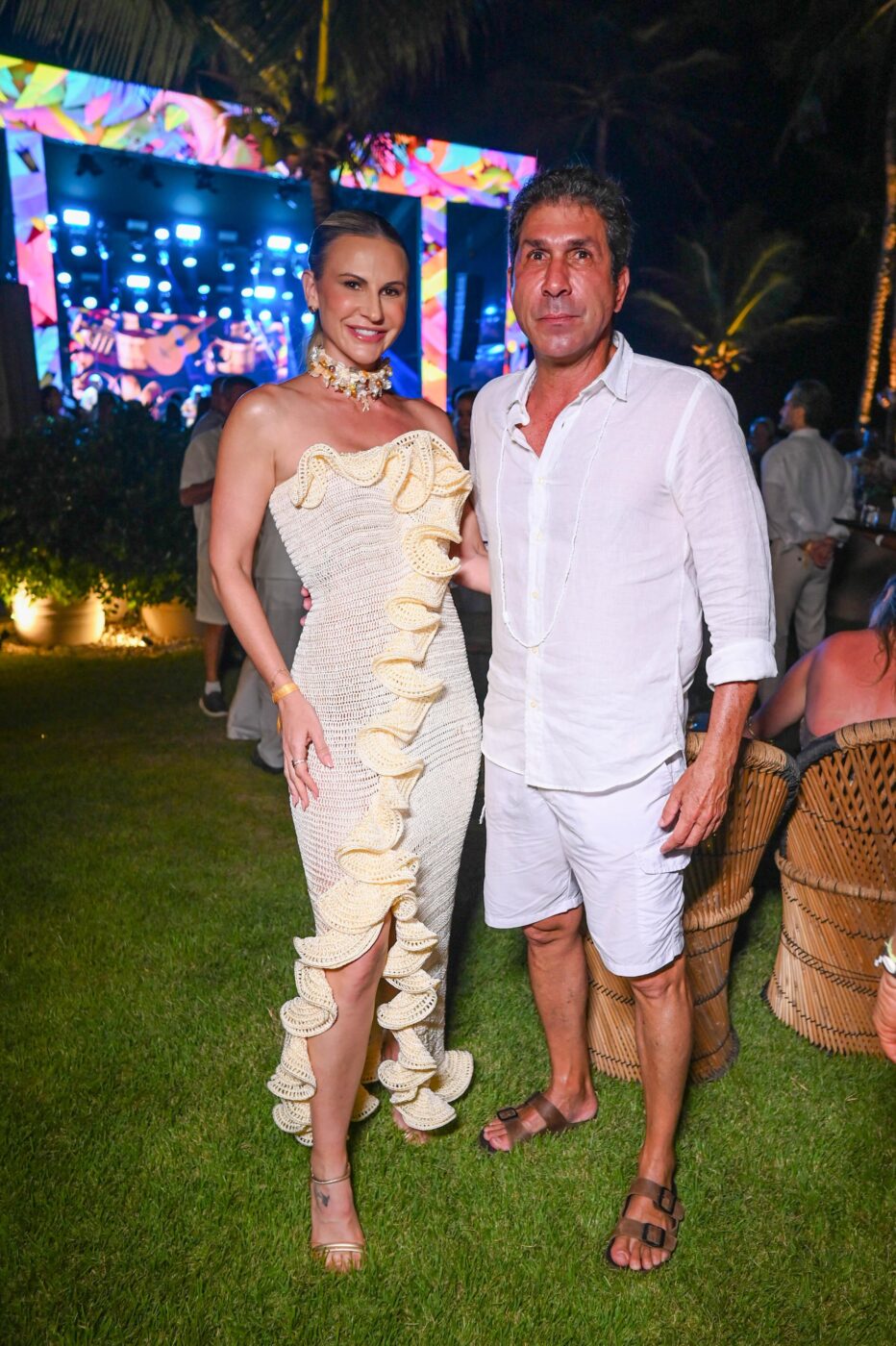 Juliana Feroldi e Francisco Peltier