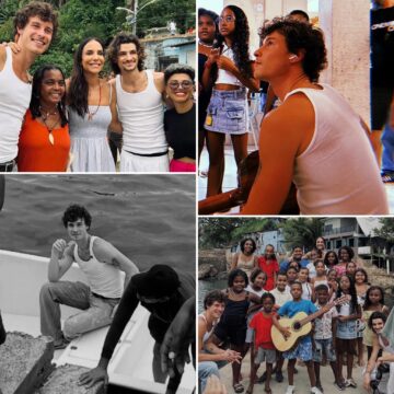 Comunidade de Gamboa de Baixo publica novas imagens de Shawn Mendes e Ivete Sangalo: ‘Visita cheia de afeto’