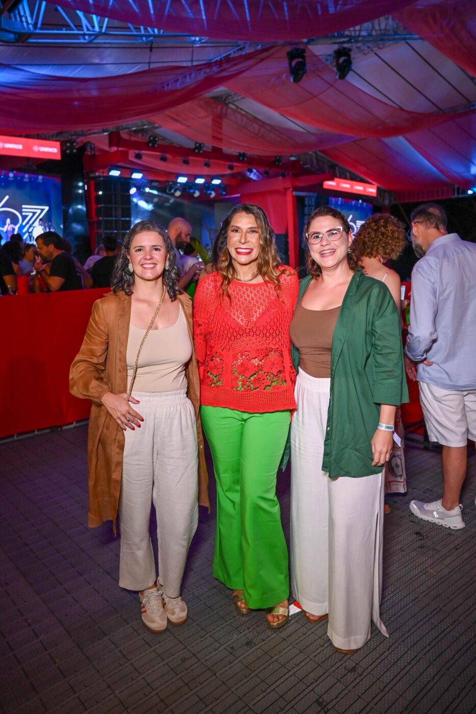 Luene Santos, Márcia Mamede e Raquel Martins