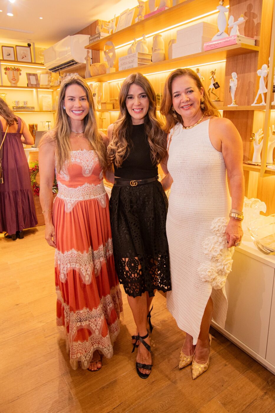 Lia Peres, Taiana Dantas e Nil Pereira