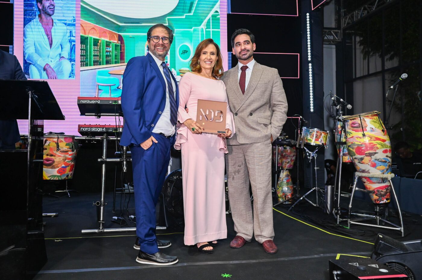 Adriano Guedes, Conceição Queiroz e Marlon Gama