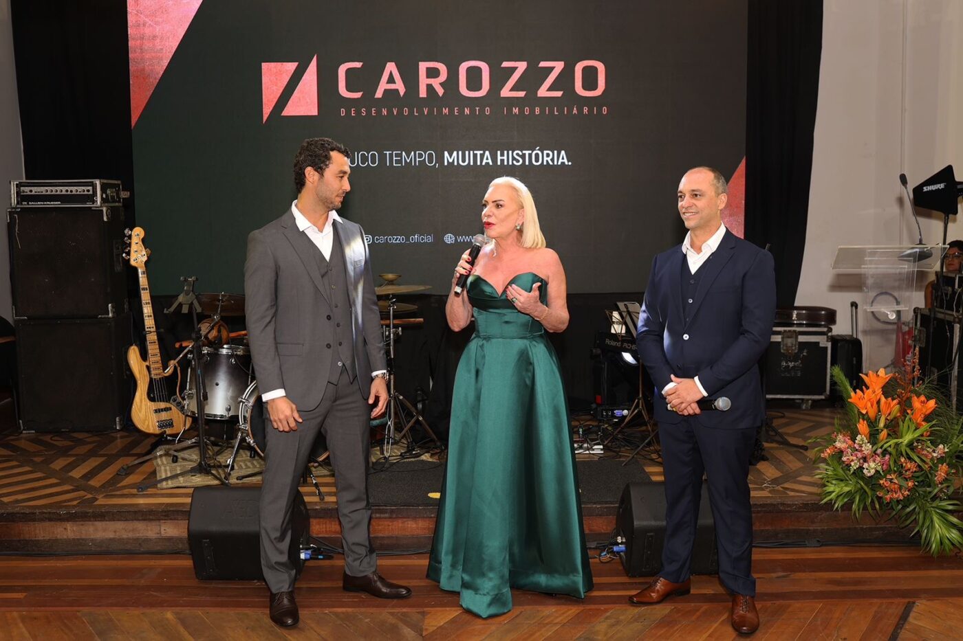 Francisco, Ivana e Leandro Carozzo