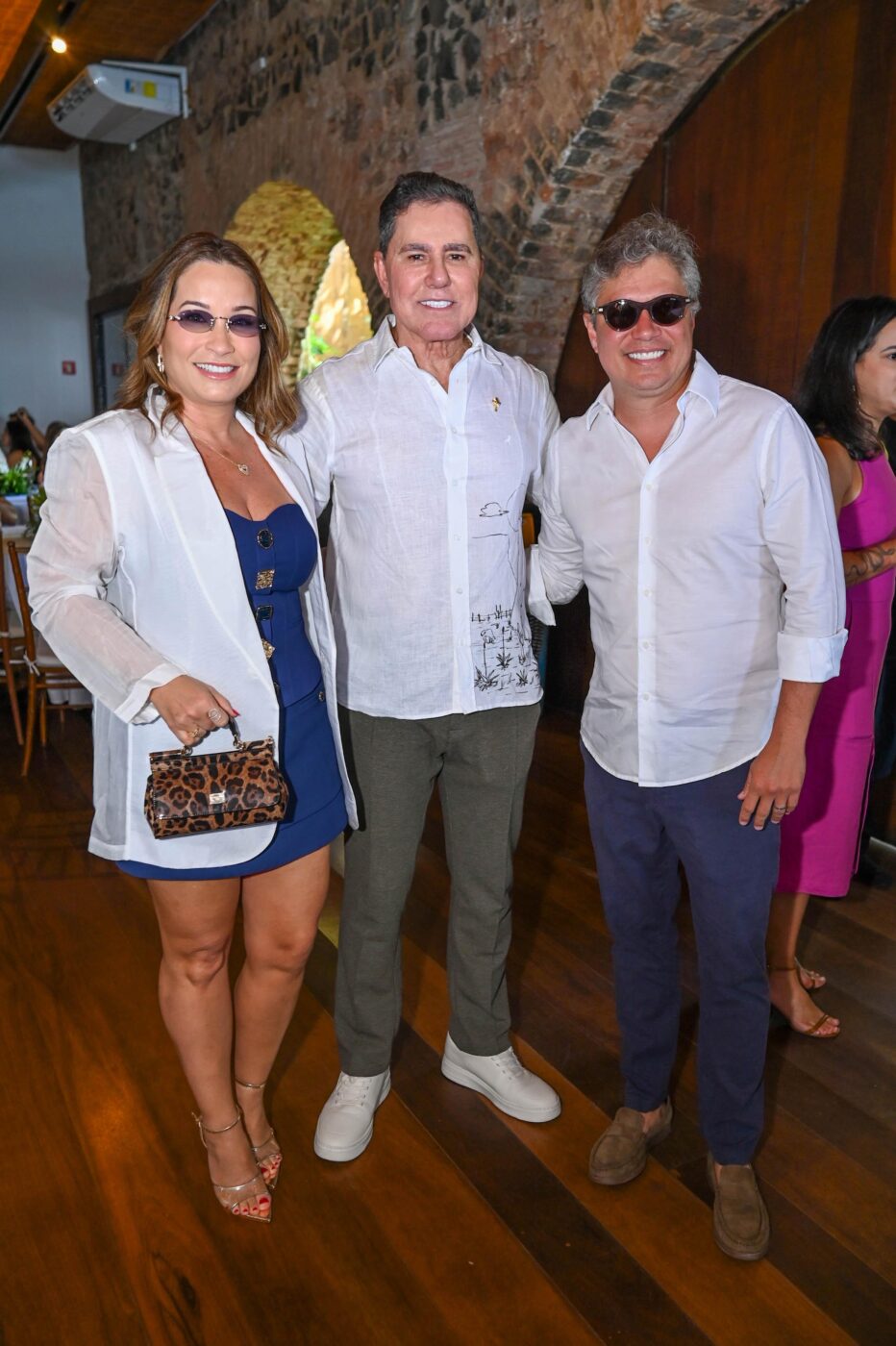 Clarissa Kruschewsky, José Rotondano e André Kruschewsky