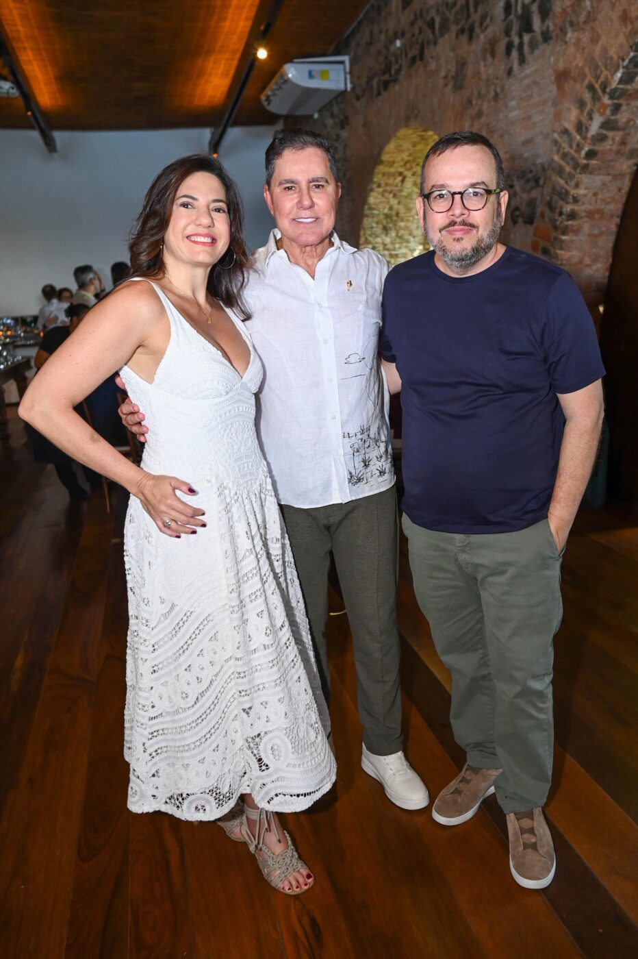 Renata Didier, José Rotonano e Fredie Didier