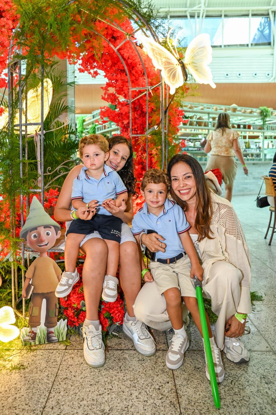 Sophia Grec, Miguel, Gabriel e Cássia Neri