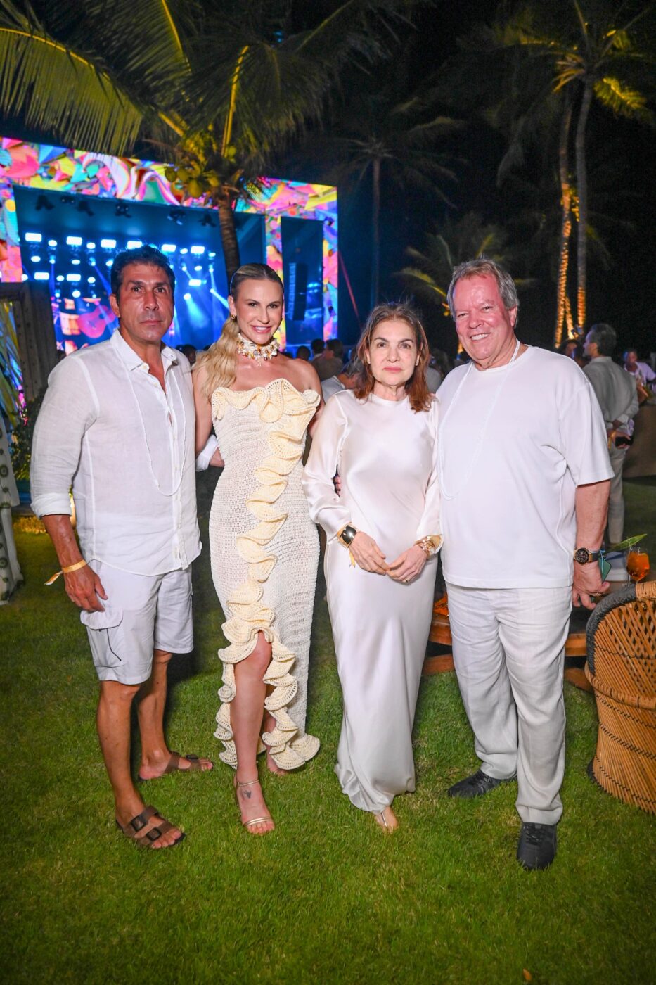 Francisco Peltier, Juliana Feroldi, Hulda Menezes e Lauro Menezes