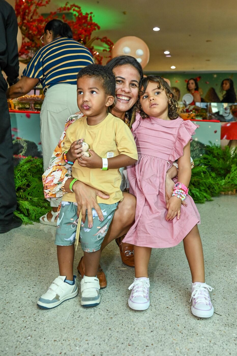 Jessica Brandão, Mia Costa e Gabriel Santana