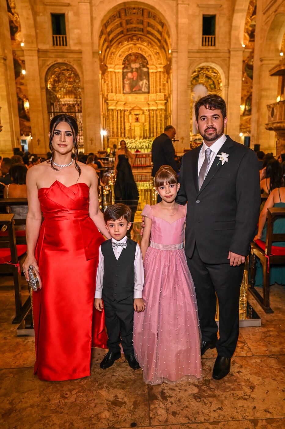 Samara Costa, Antônio Luiz Maia, Guilherme e Ana Luiza Maia