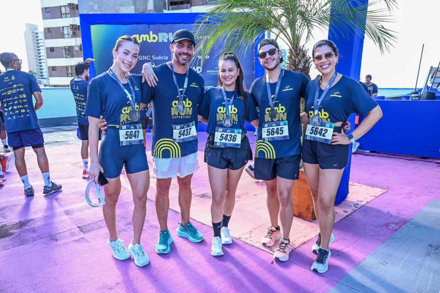 Raquel Sampaio, Bruno Rocha, Dacy Pedreira, Guilherme Alves e Kananda Landim