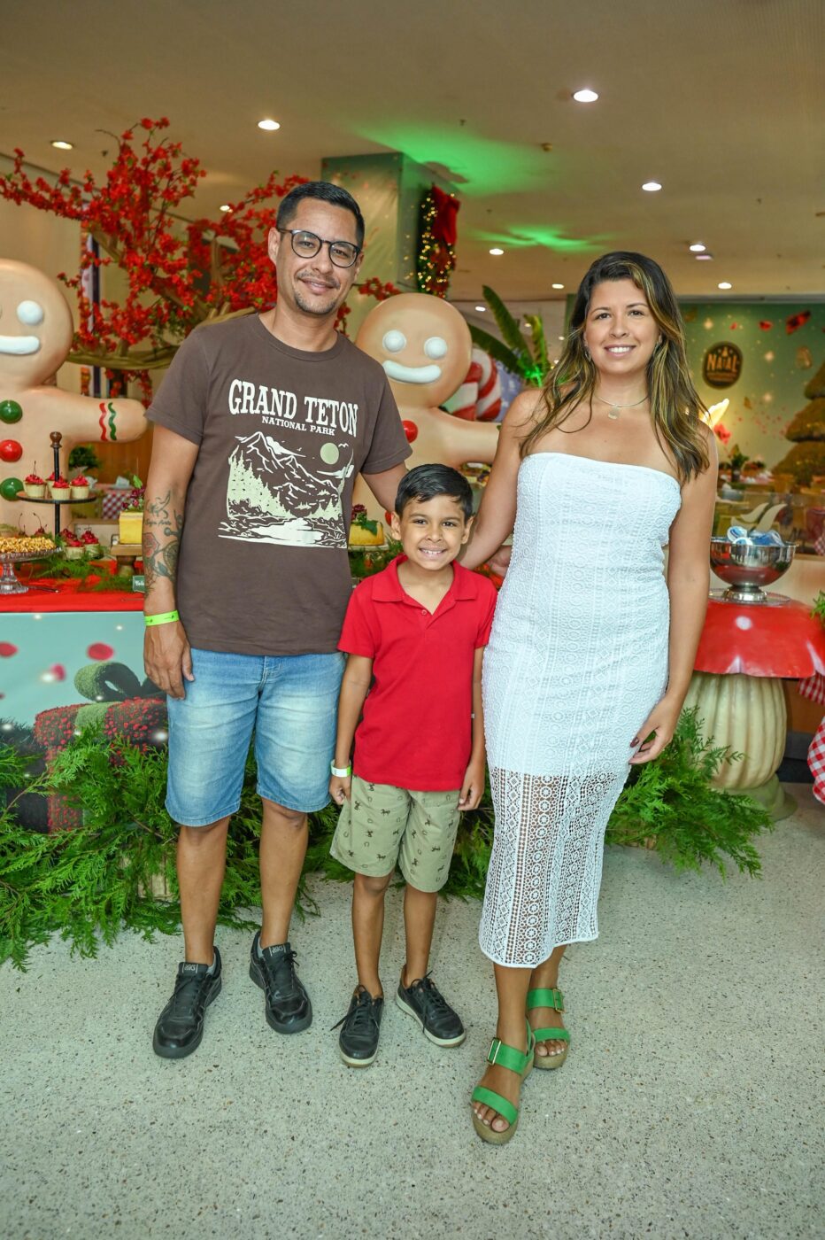 Henrique, Bruna e Anthony Granado