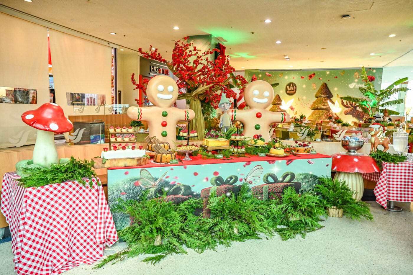 Café da manhã do Salvador Shopping