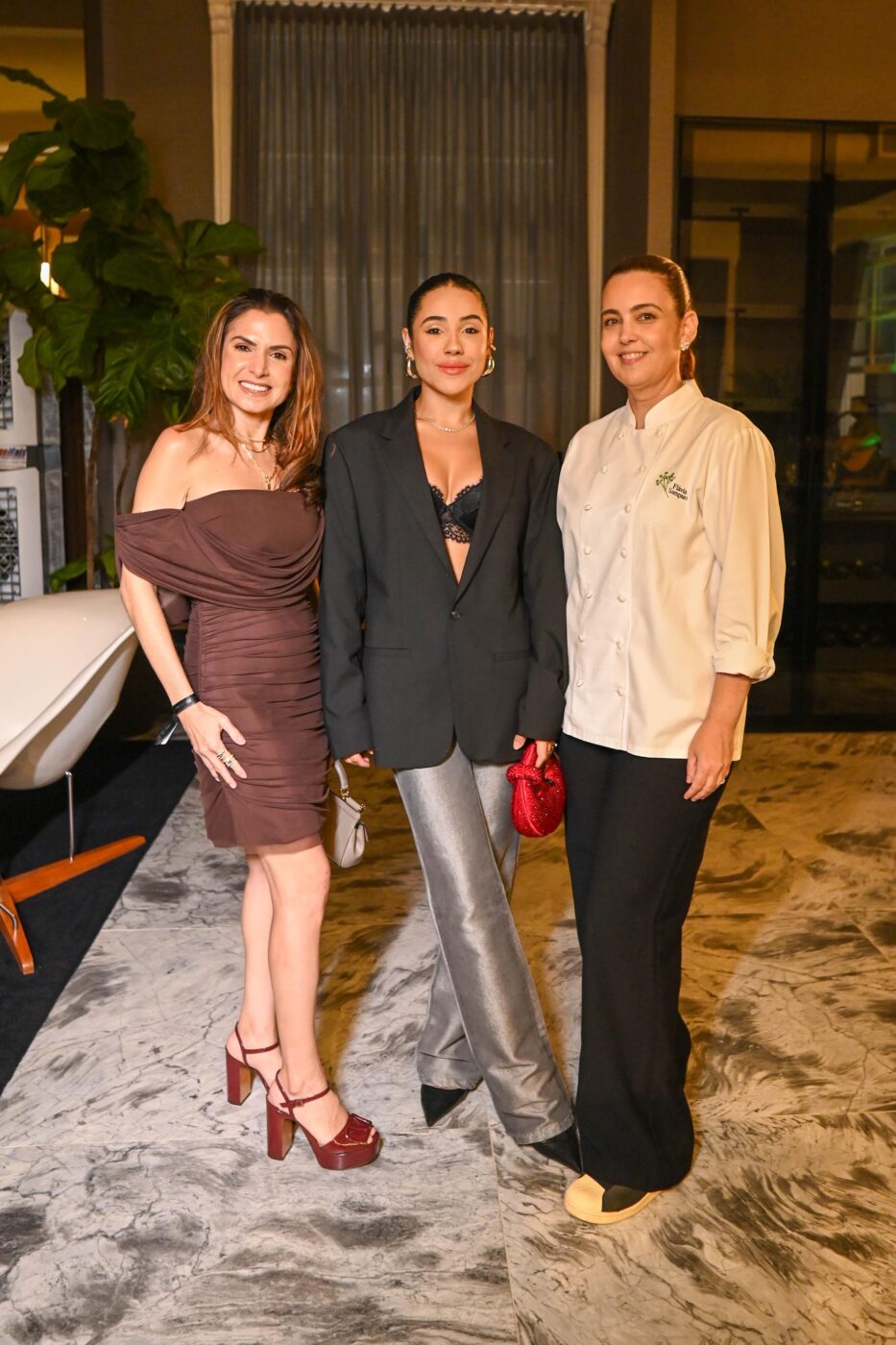 Renata de Magalhães Correia, Indira Mendes e Flávia Sampaio