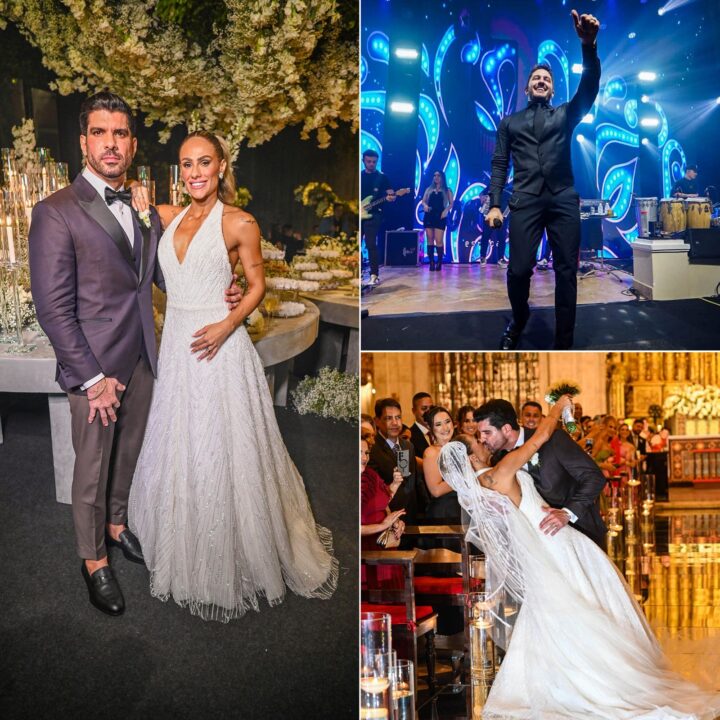 Joaquim e Priscila Freitas se casam em Salvador com festa ao som de Jonas Esticado e Levi Alvim; veja fotos