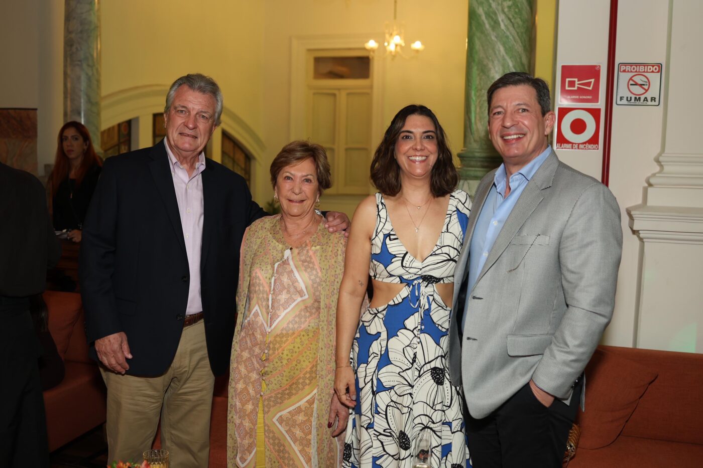 Vitório, Neuza, Flávia e Rogério Mazon