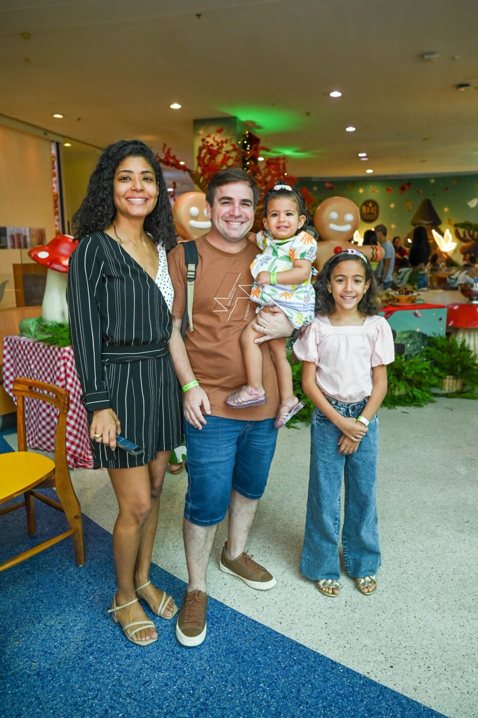 Illa, Danilo, Izy e Dara Ribeiro