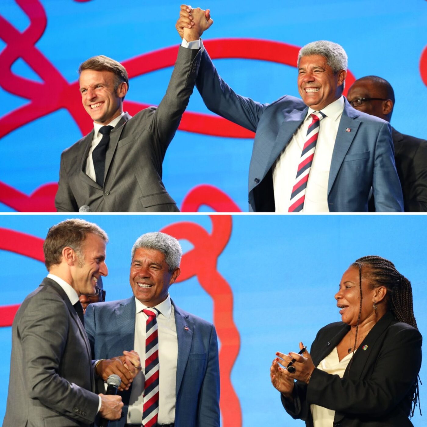 Festival Nosso Futuro Brasil-França é aberto em Salvador com presença de Emmanuel Macron