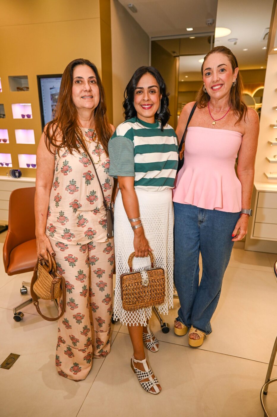 Maria Eugênia Lemos, Mariana Carrera e Luzia Novis