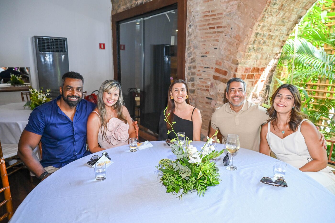 Henrique, Lidia Roma, Mônica Rivetti, Fábio Martins da Silva e Caroline Oliveira Mendes