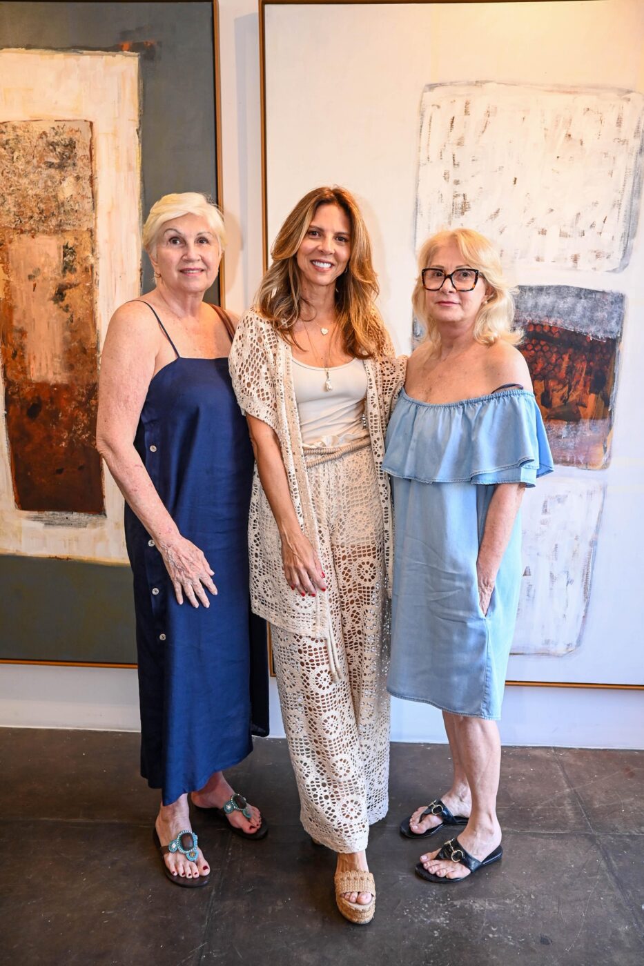 Katia Kruschewsky, Eva Pena Cal e Guta Moura