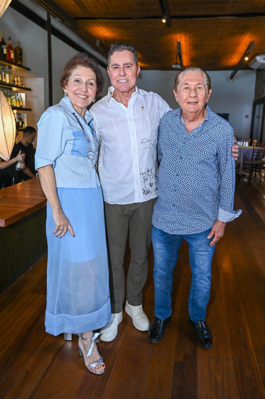 Lisbete Santos, José Rotondano e César Santos