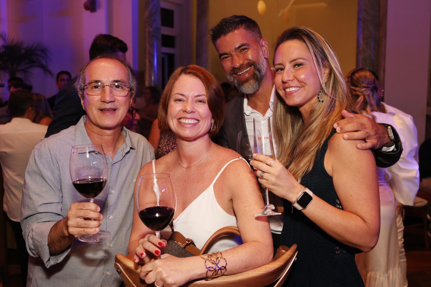 Marcelo Leite, Tatiana Mereiles, Tiago Ribeiro e Vanessa Ribeiro