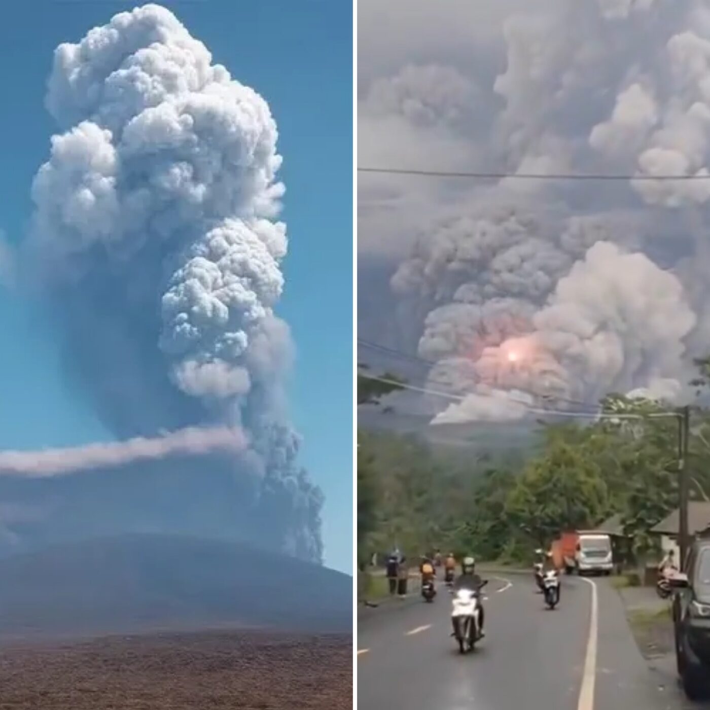 Vulcão volta a entrar em atividade após 12 mil anos; cinzas chegam a 14 km de altitude
