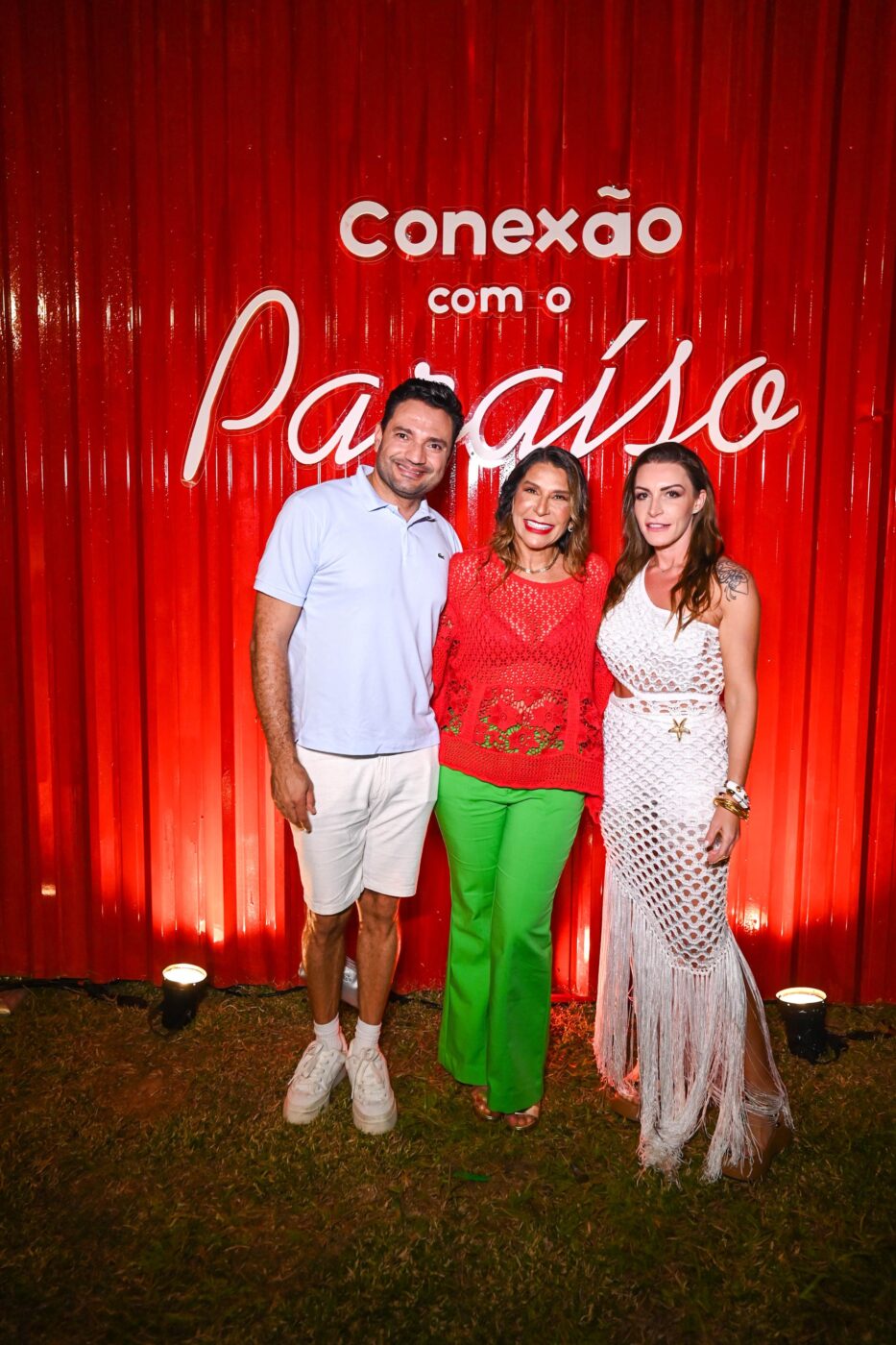 Júnior Costa, Márcia Mamede e Rebeca Brogglio Pivetta