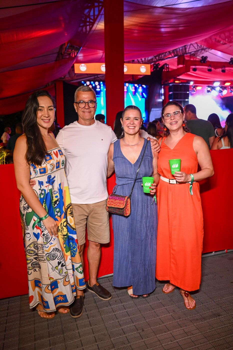 Letícia Pereira, Vicente Neto, Raquel Martins e Luene Santos