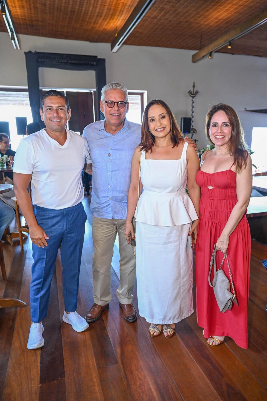 Alex Giostri, Luciano, Rose Valente e Daniela Gonzaga