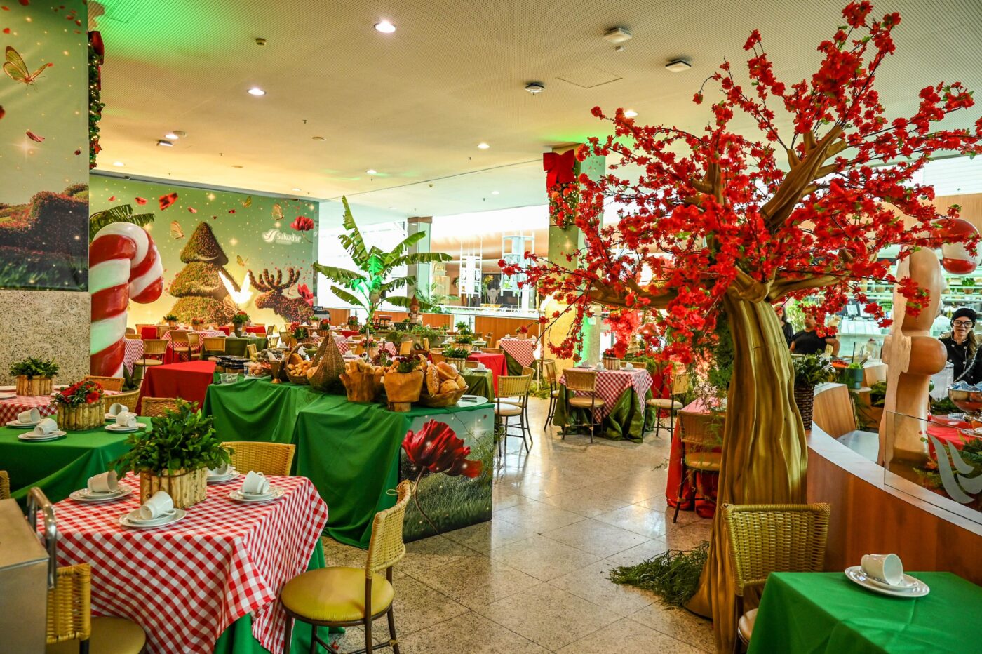 Café da manhã do Salvador Shopping