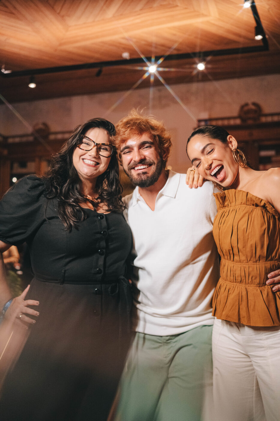 Kika Maia, Matheus Araponga e Maria Clara Lauton