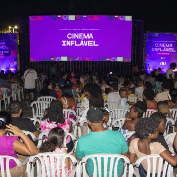 Cinema Inflável leva sessões gratuitas a Mata de São João entre 27 e 29 de novembro
