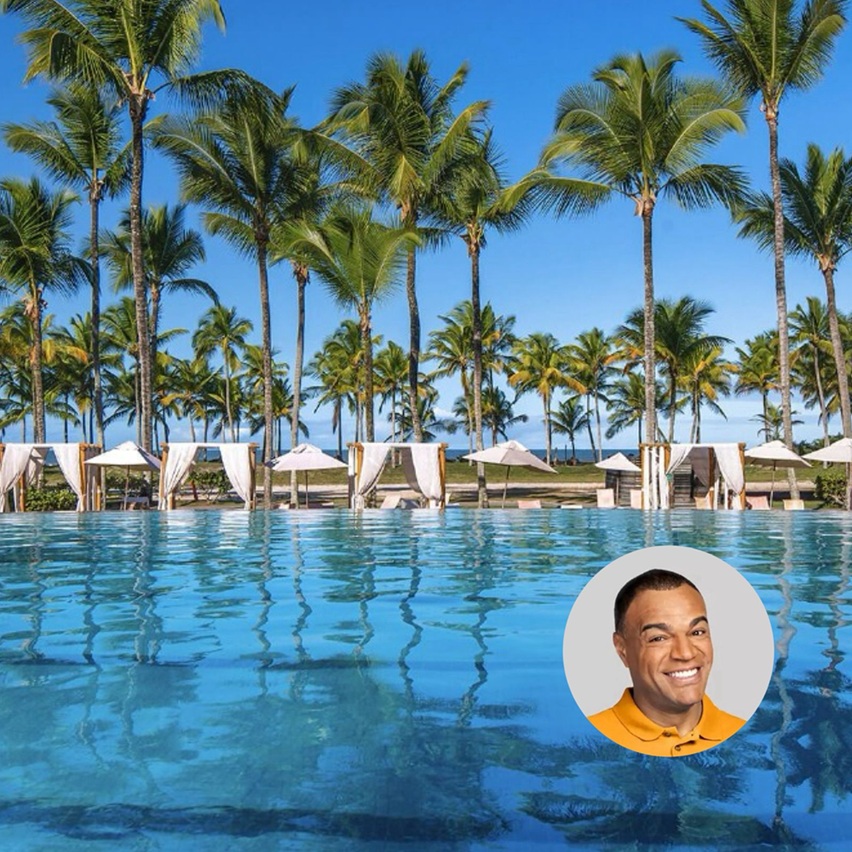 Resort em ilha exclusiva na Bahia lança evento esportivo com ídolo do futebol brasileiro