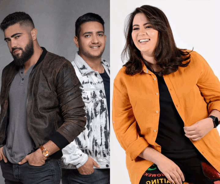 Bia Frazzo grava DVD com participação de Henrique & Juliano no Largo da Mariquita, em Salvador