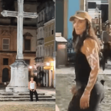 Shawn Mendes e Ivete Sangalo são vistos no Pelourinho após ensaio de Carlinhos Brown no Candeal