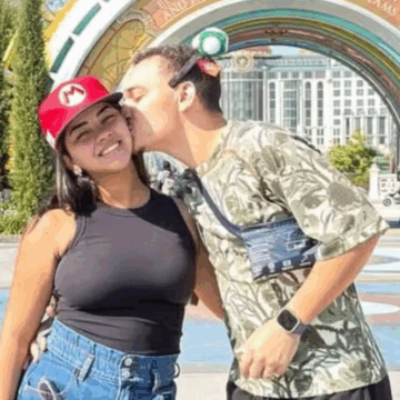 Ary Mirelle abre álbum de fotos em Orlando ao lado de João Gomes e se declara: ‘Mais feliz ao seu lado’