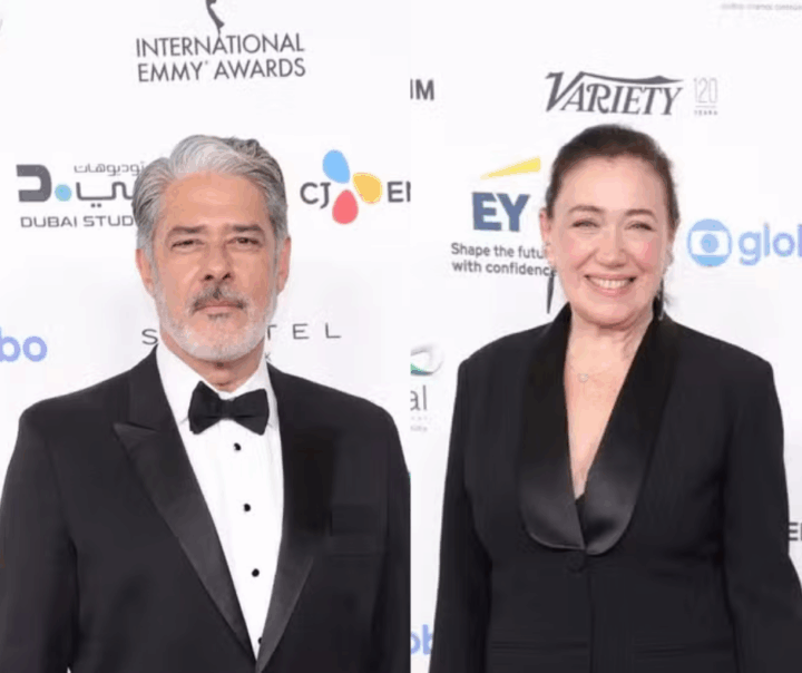 William Bonner e Lilia Cabral apresentam o International Emmy Awards em Nova York