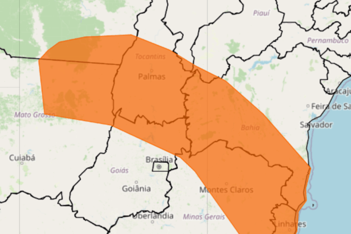 Inmet emite alerta de tempestade com granizo para 157 cidades baianas