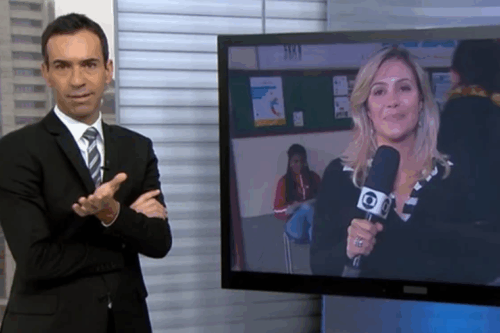 Antes de Ticiane, César Tralli foi casado com ex-colega da Globo