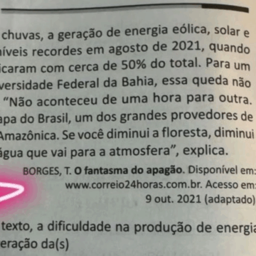 Reportagem do CORREIO vira pergunta do Enem 2025; confira a resposta