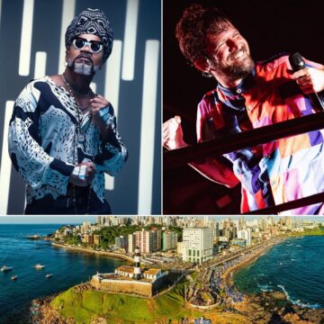 Carlinhos Brown, Saulo e Timbalada farão show gratuito no Farol da Barra