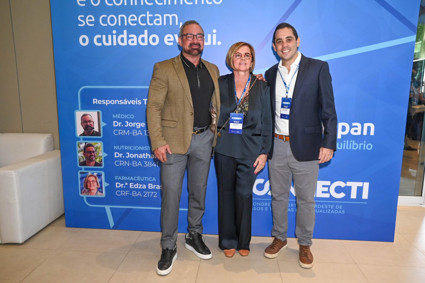 Jorge Valente, Edza Brasil e Bruno Brandão