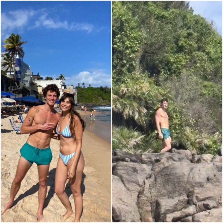 De volta a Salvador, Shawn Mendes curte dia de sol em praia no Rio Vermelho