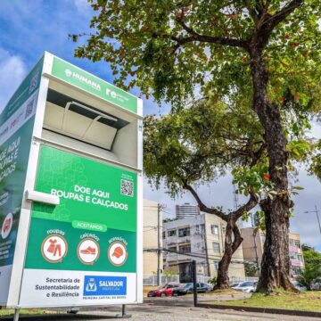 Projeto Repense Reuse reforça operação e amplia coleta de roupas para doação em Salvador