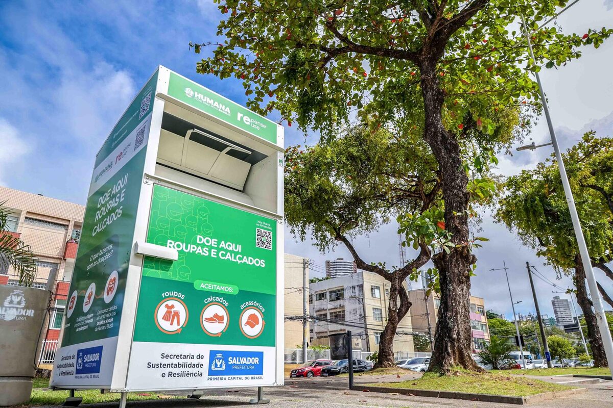 Projeto Repense Reuse reforça operação e amplia coleta de roupas para doação em Salvador